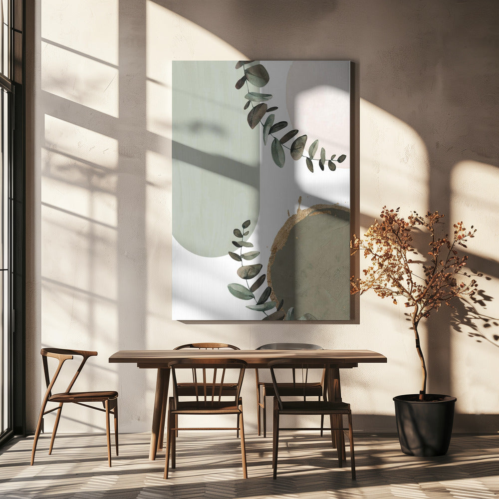 Green In Boho 2 Poster och Canvastavla