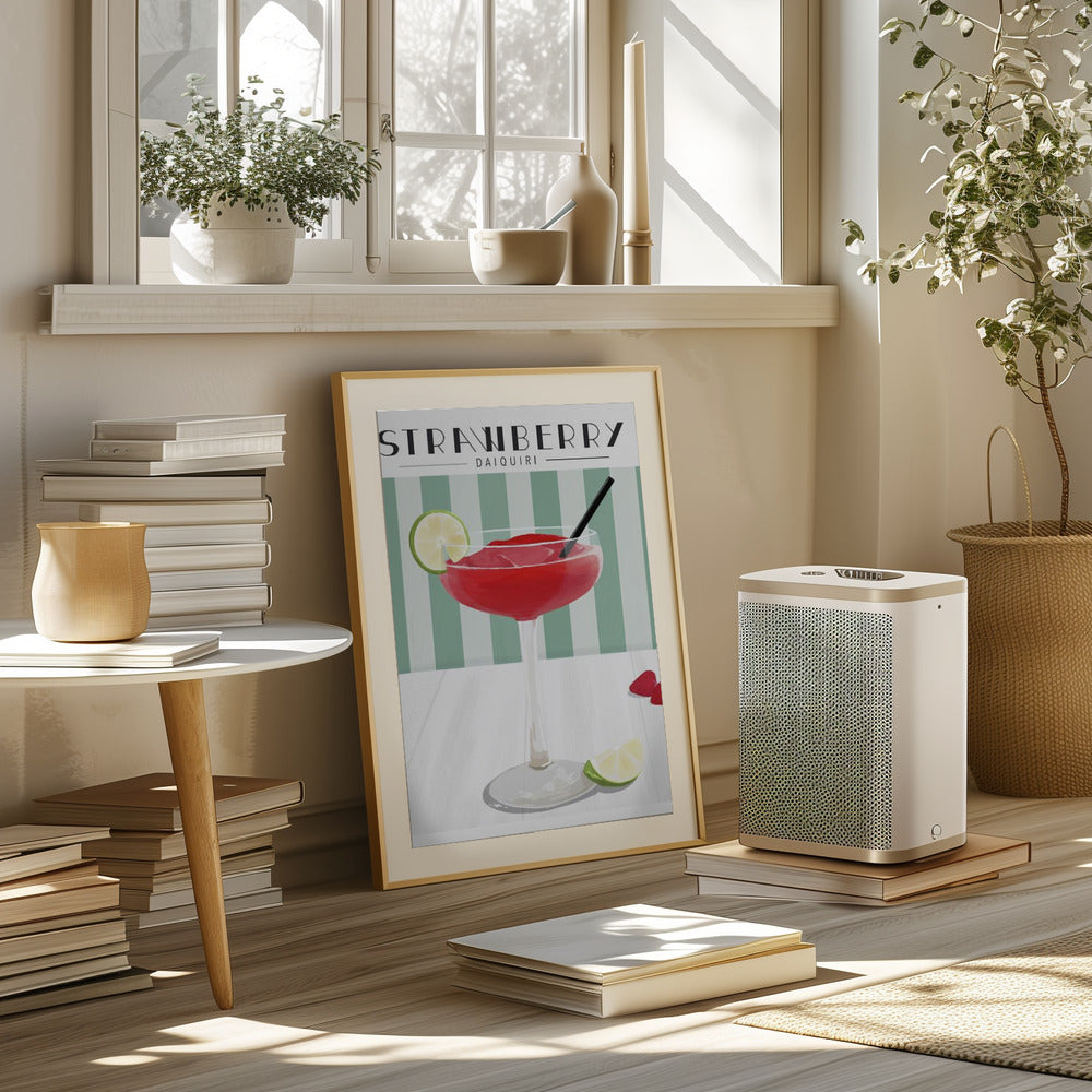 Strawberry Daiquiri Poster och Canvastavla