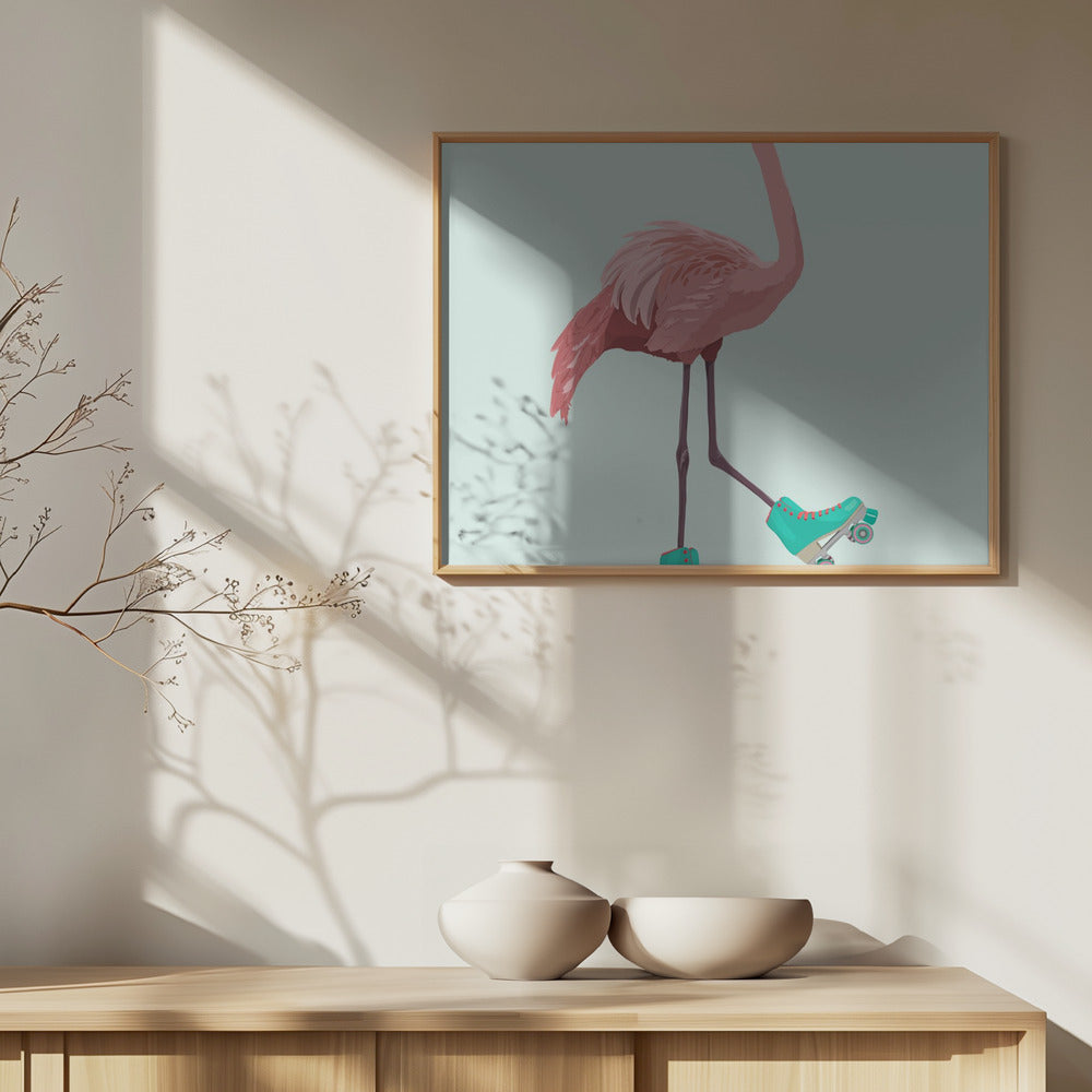 Flamingogo Poster och Canvastavla