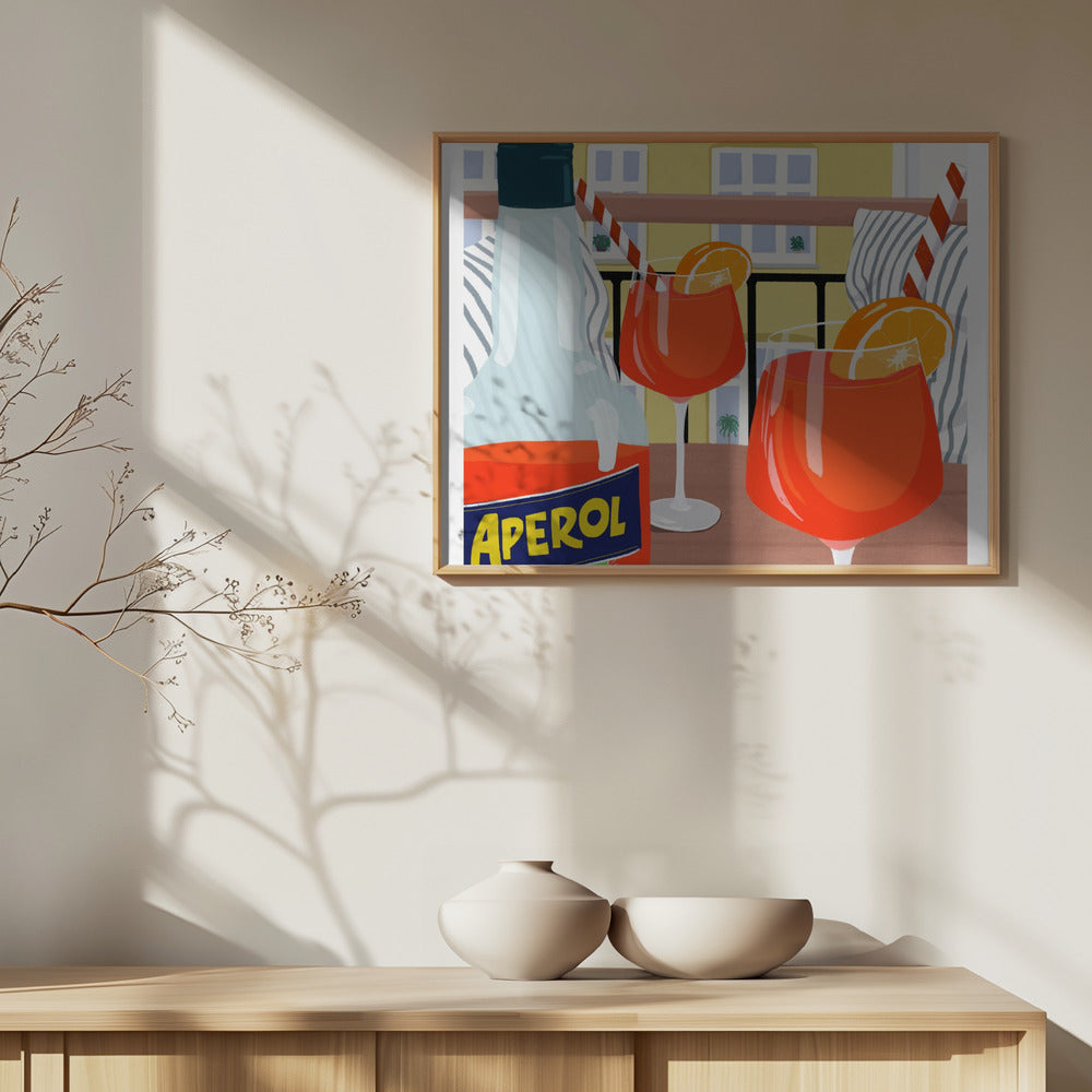 Balcony "Hygge" Poster och Canvastavla