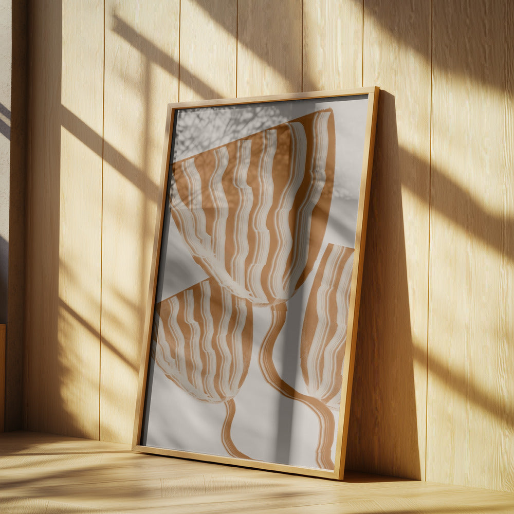 Modern Flowers Poster och Canvastavla