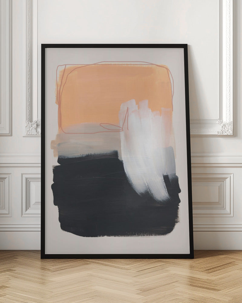 Abstract Brush Strokes 122 Poster och Canvastavla