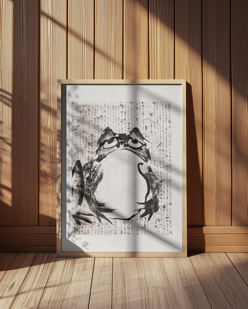 Japanese Frog (late 18th 19th Century) Poster och Canvastavla
