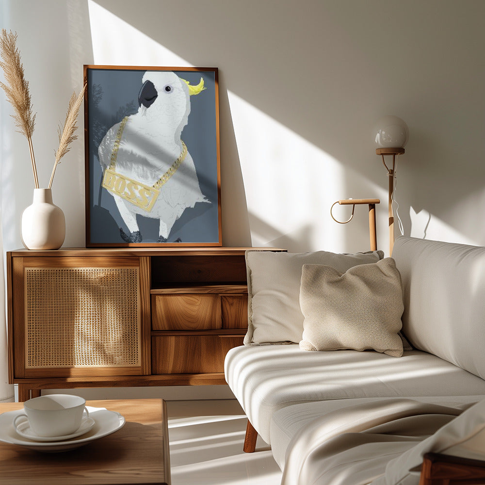 Swag Parrot Poster och Canvastavla