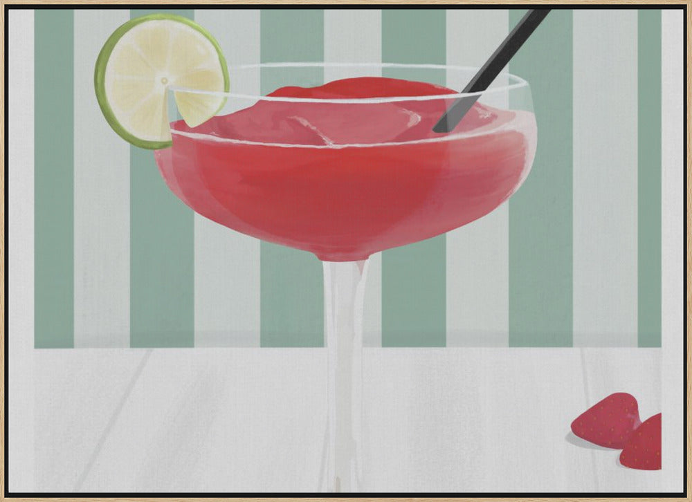 Strawberry Daiquiri Poster och Canvastavla