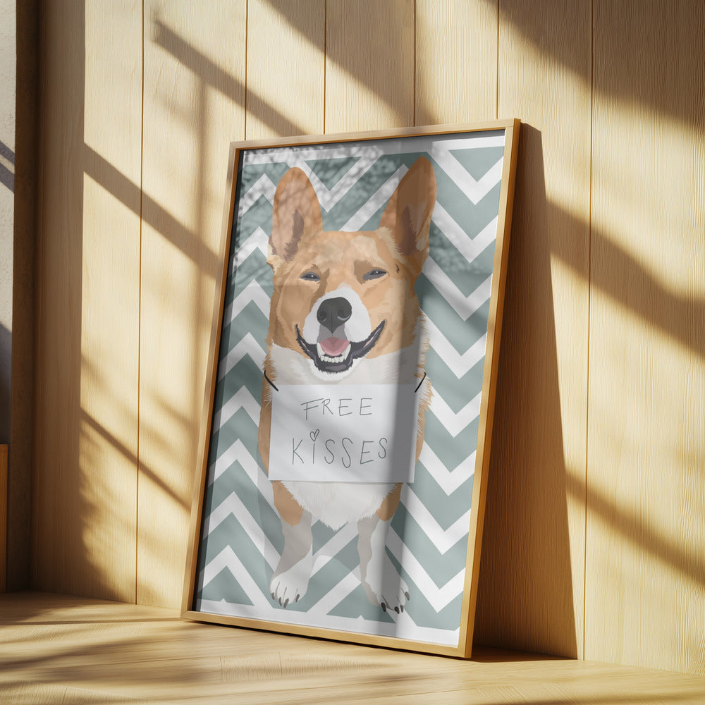 Free Kisses Poster och Canvastavla