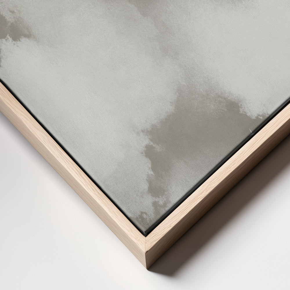 Cloudy White Poster och Canvastavla