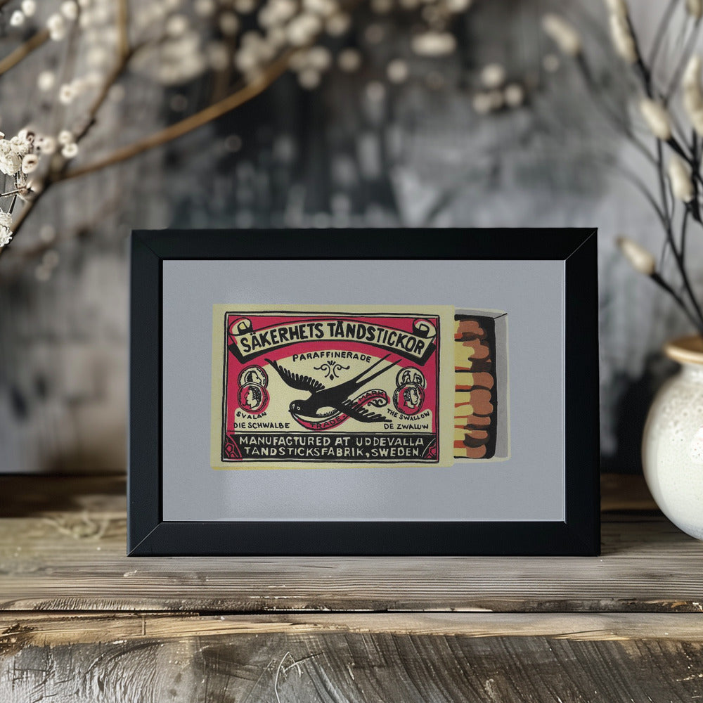 Säkerhets Tändstickor Poster och Canvastavla