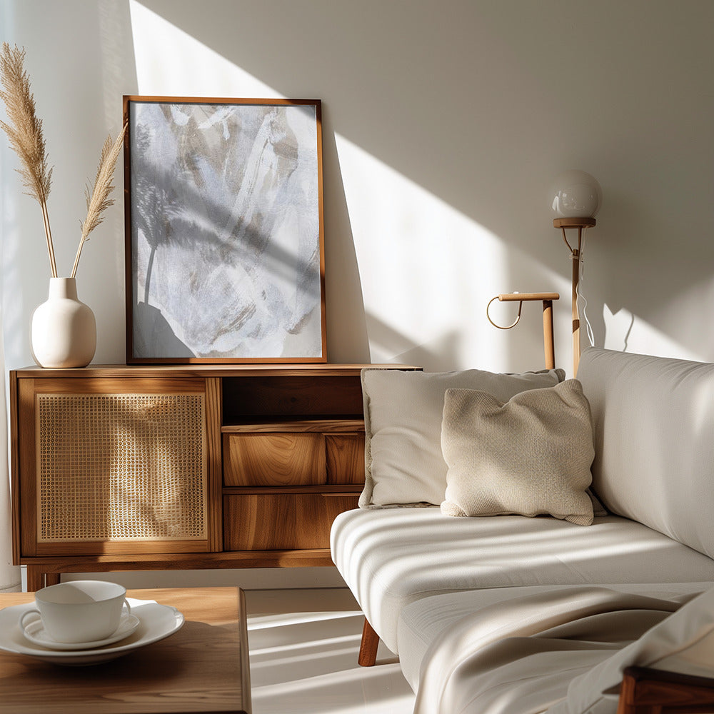 Abstract Brush Strokes 146 Poster och Canvastavla