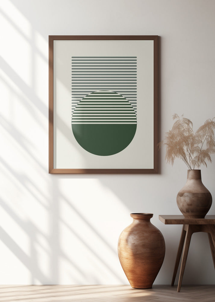 Minimal Abstract Circles I Poster och Canvastavla
