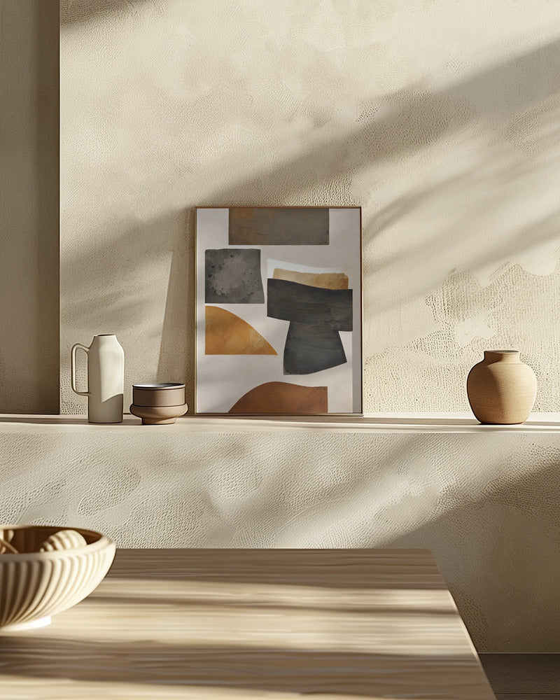 Rusty Shapes Poster och Canvastavla