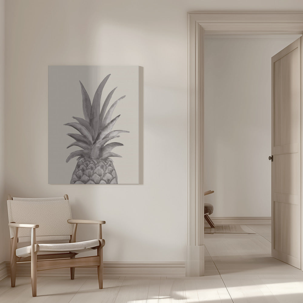 Ink Pineapple Poster och Canvastavla