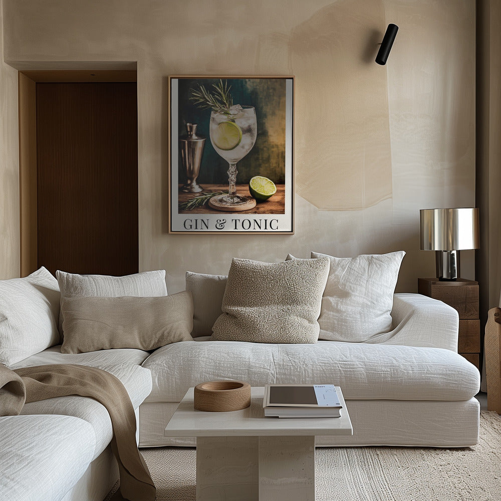 Gin & Tonic Poster och Canvastavla