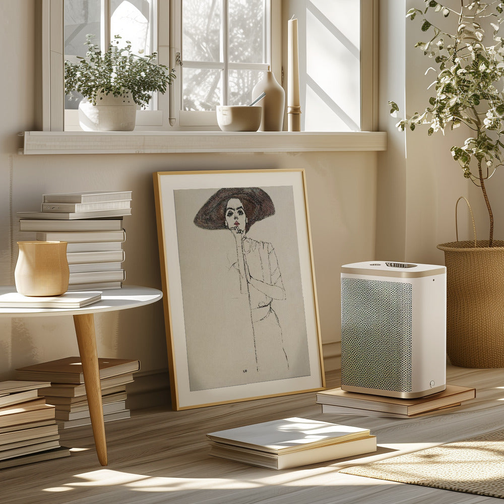 Portrait of a Woman 1910 Poster och Canvastavla