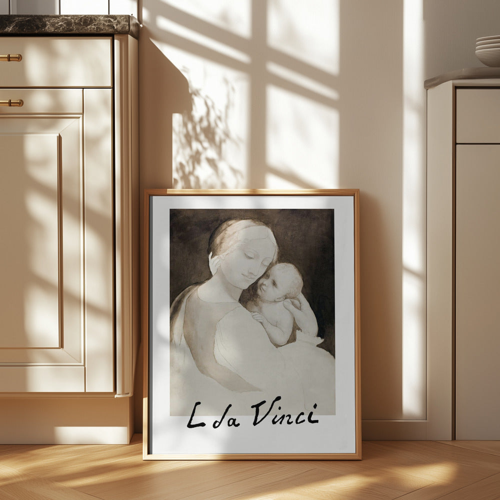 Madonna and Child Poster och Canvastavla