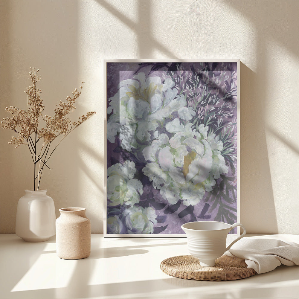Eliany painterly bouquet Poster och Canvastavla