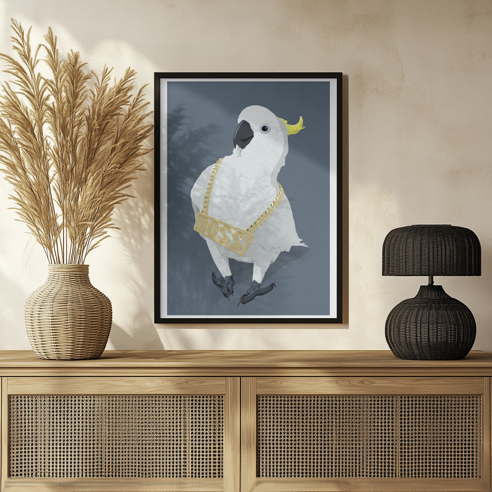 Swag Parrot Poster och Canvastavla