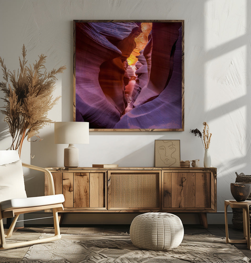 Fire in Canyon Poster och Canvastavla