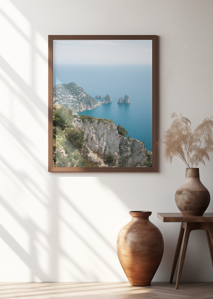 Coast of Capri Italy Poster och Canvastavla
