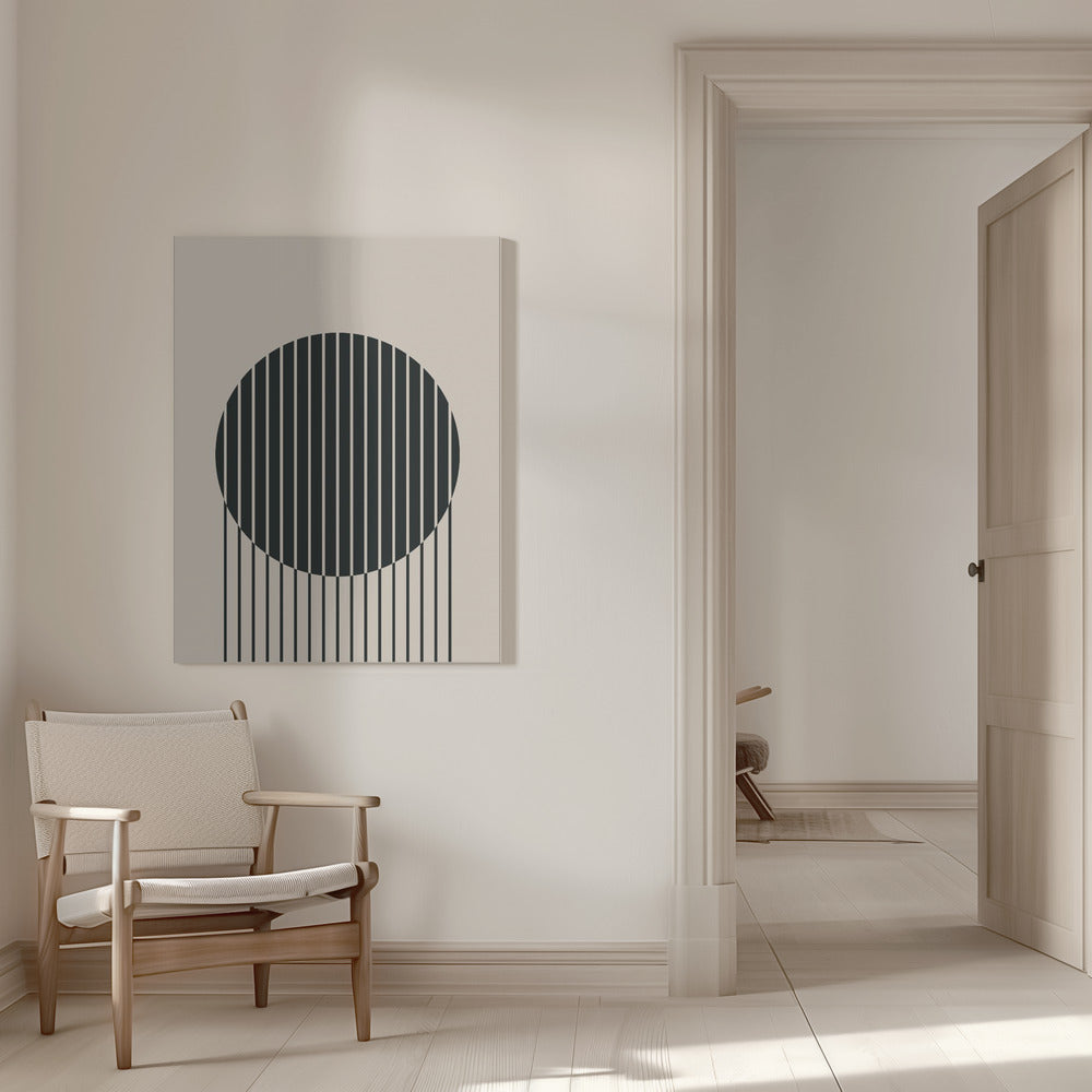 Minimal Circle Vibes #1 Poster och Canvastavla