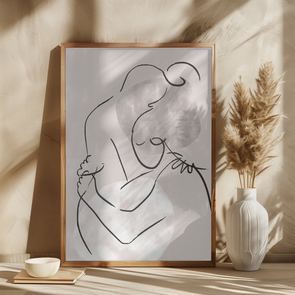 The Hug Poster och Canvastavla