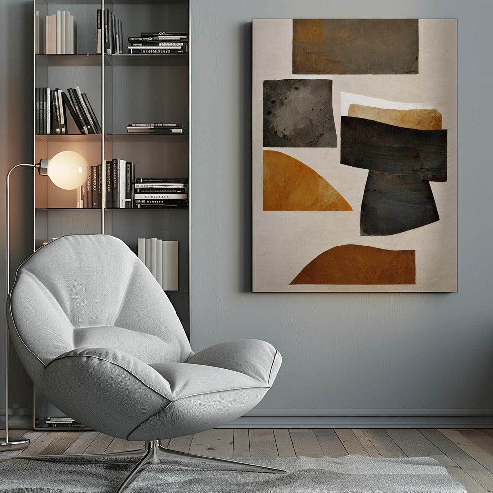 Rusty Shapes Poster och Canvastavla