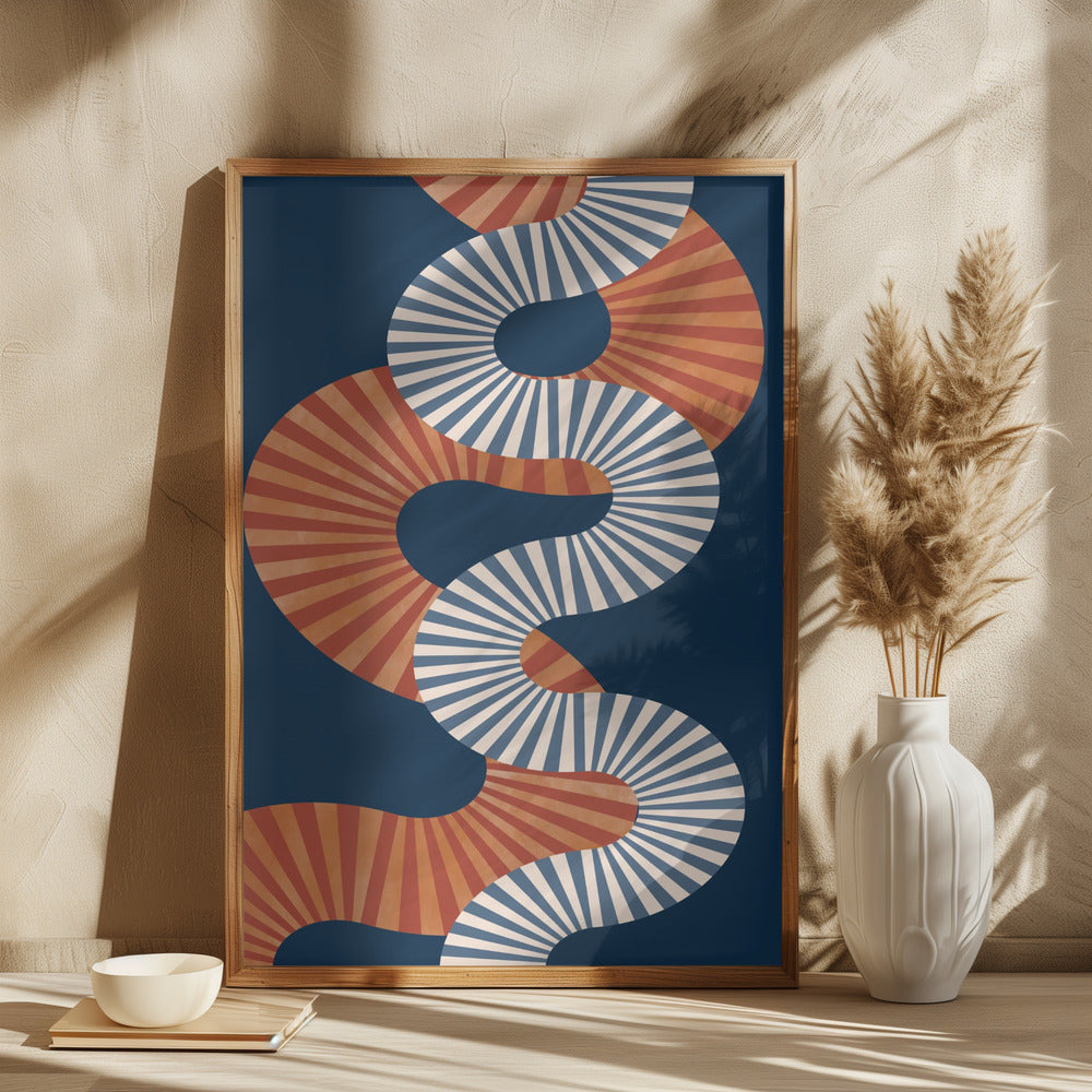 3x4 Aspectratiobluerust44 Poster och Canvastavla