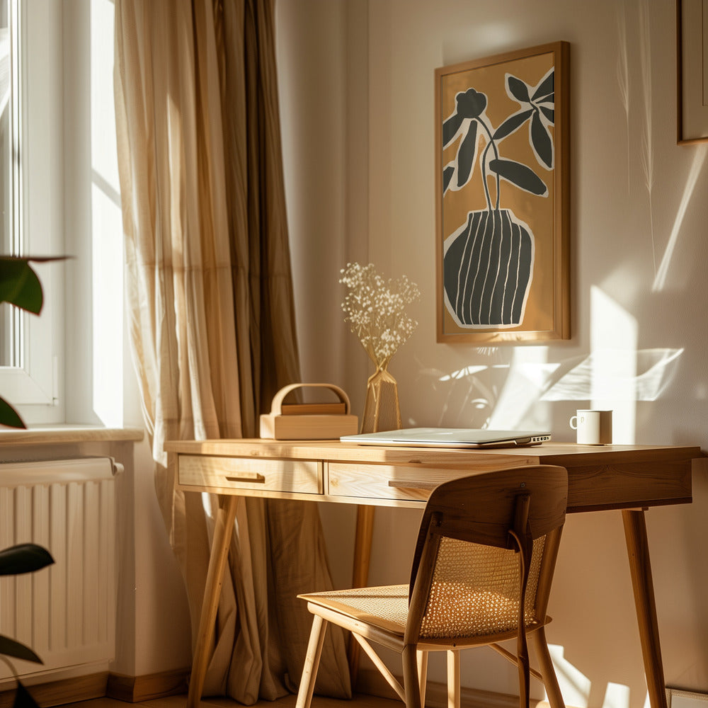 Ochre Still lIfe No 2 Poster och Canvastavla