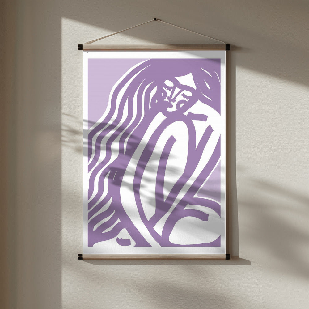 The Silence (Purple) Poster och Canvastavla