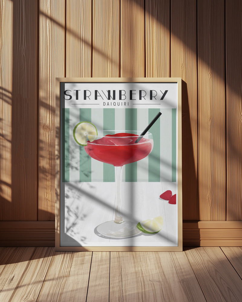 Strawberry Daiquiri Poster och Canvastavla