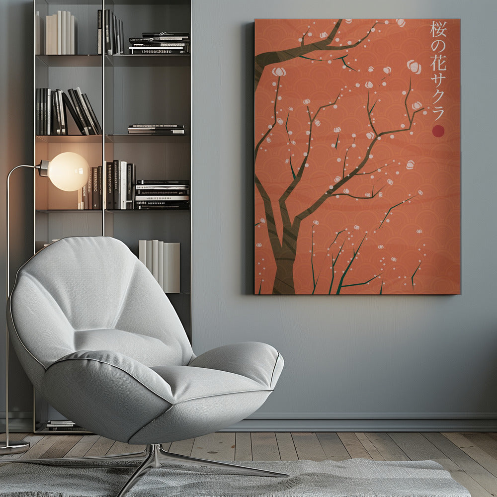 Sakura no hana Poster och Canvastavla