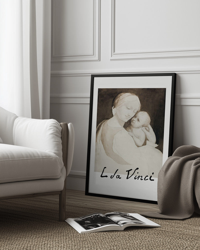 Madonna and Child Poster och Canvastavla