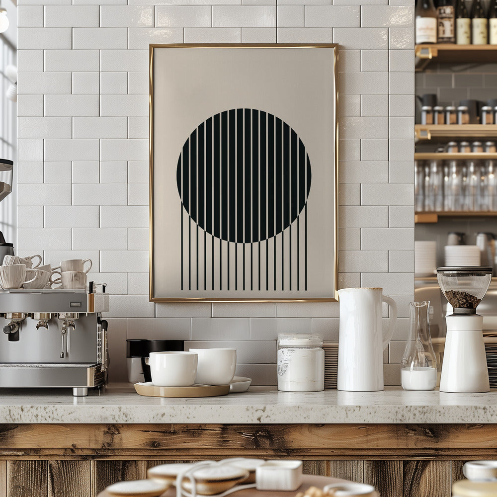 Minimal Circle Vibes #1 Poster och Canvastavla