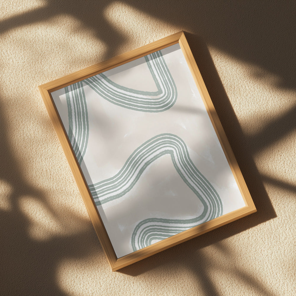 Abstracto Twist Poster och Canvastavla