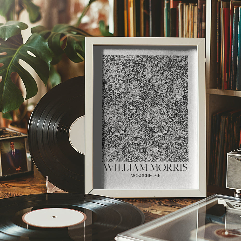 Marigold Monochrome Poster och Canvastavla