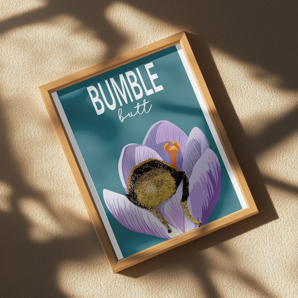 Bumble Butt Poster och Canvastavla