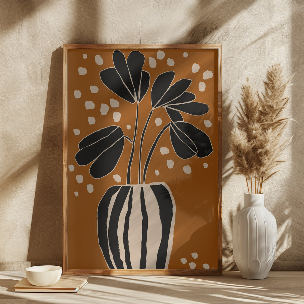 Ochre Still Life No 4 Poster och Canvastavla