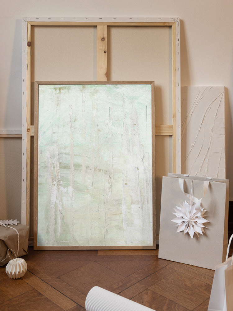 Textured cloud dancer mural Poster och Canvastavla