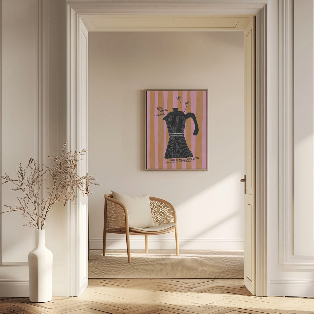 Mocca Coffee Sunshine Poster och Canvastavla