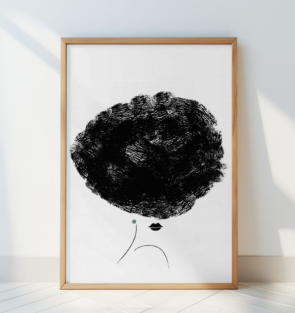 Ballerina Hair Poster och Canvastavla