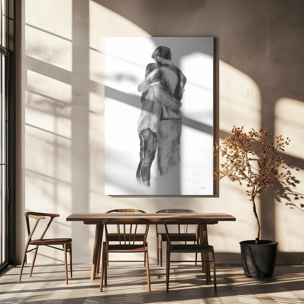Embrace Poster och Canvastavla