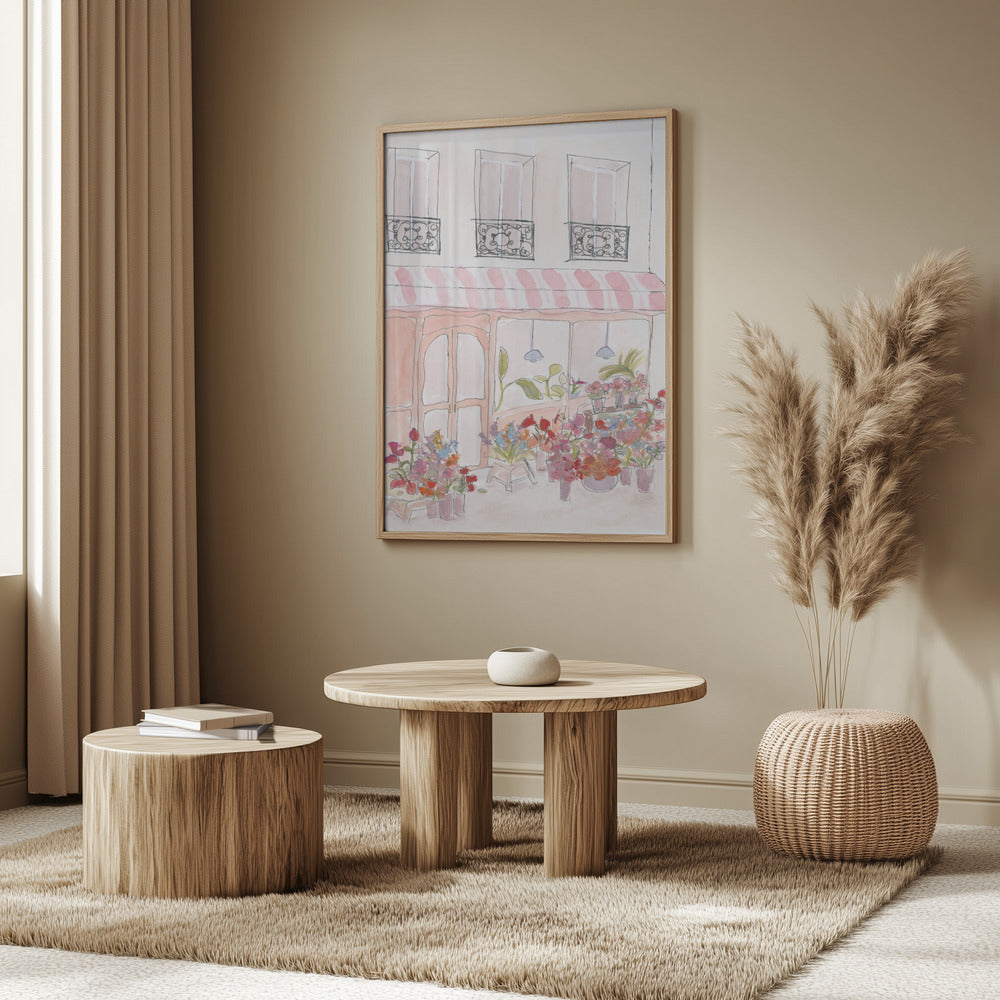 Flower Shop 70x100 Poster och Canvastavla