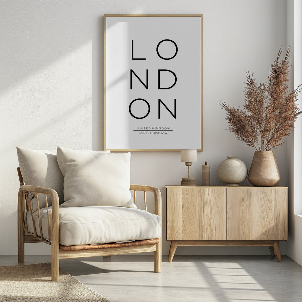 LONDON Poster och Canvastavla