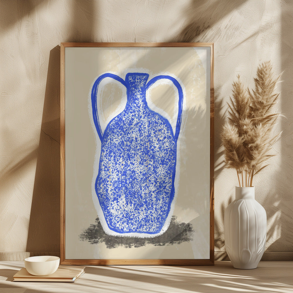 Big Blue Vase Poster och Canvastavla