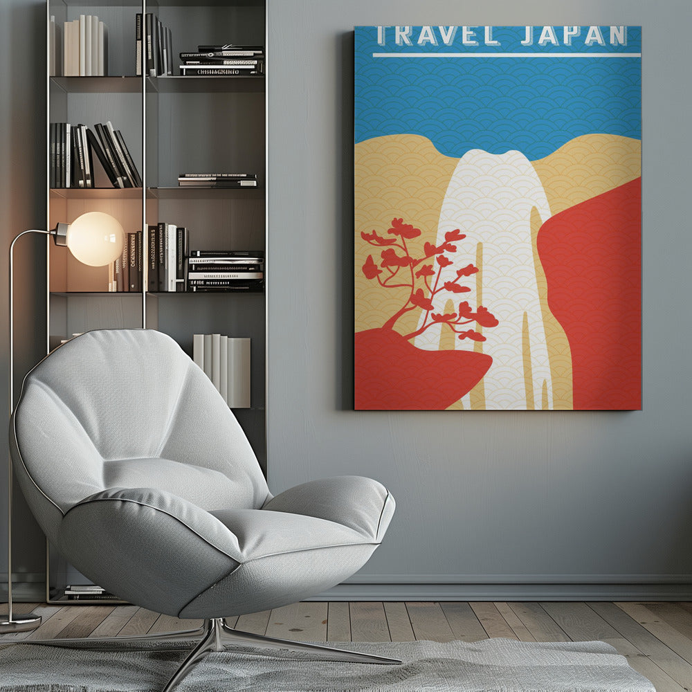 Traval Japan Minimilism I Poster och Canvastavla