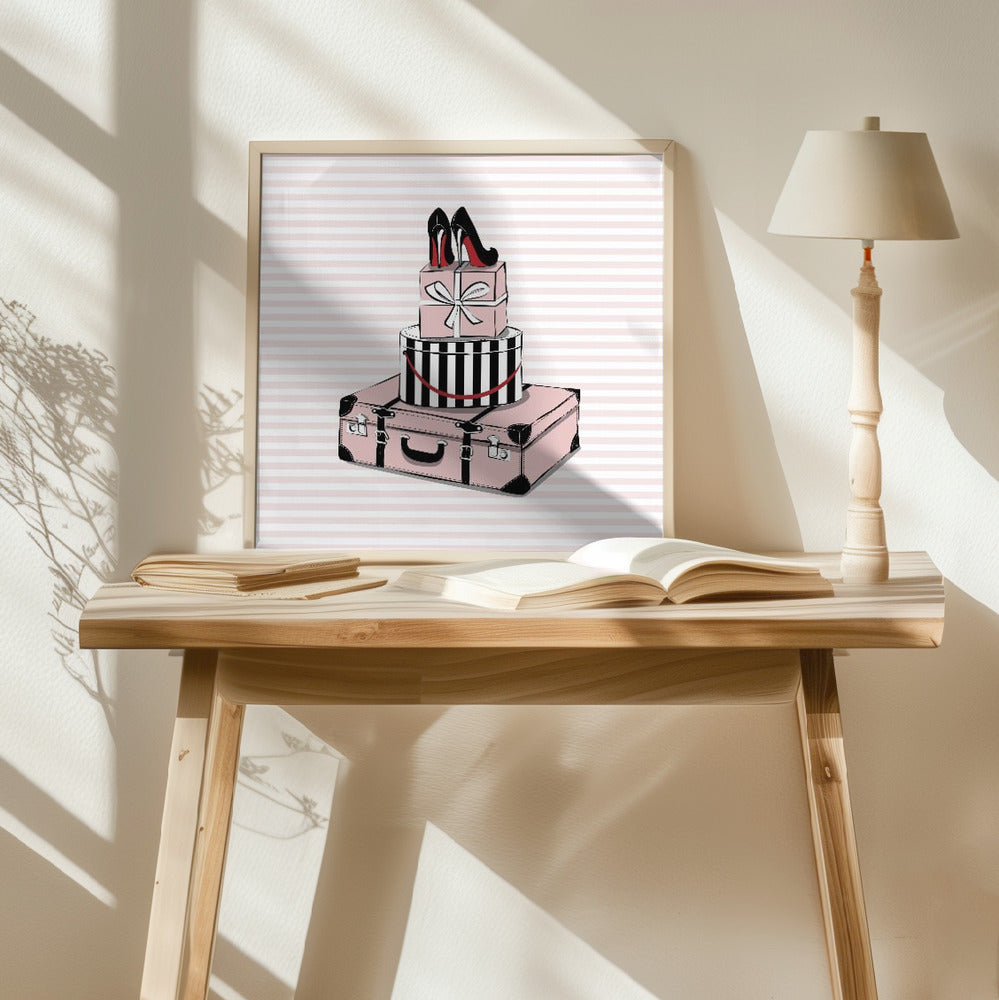 Stylish Travels Poster och Canvastavla