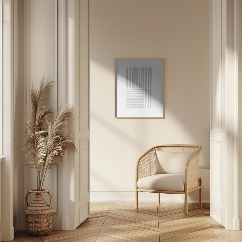 Calming Lines No 4 Poster och Canvastavla