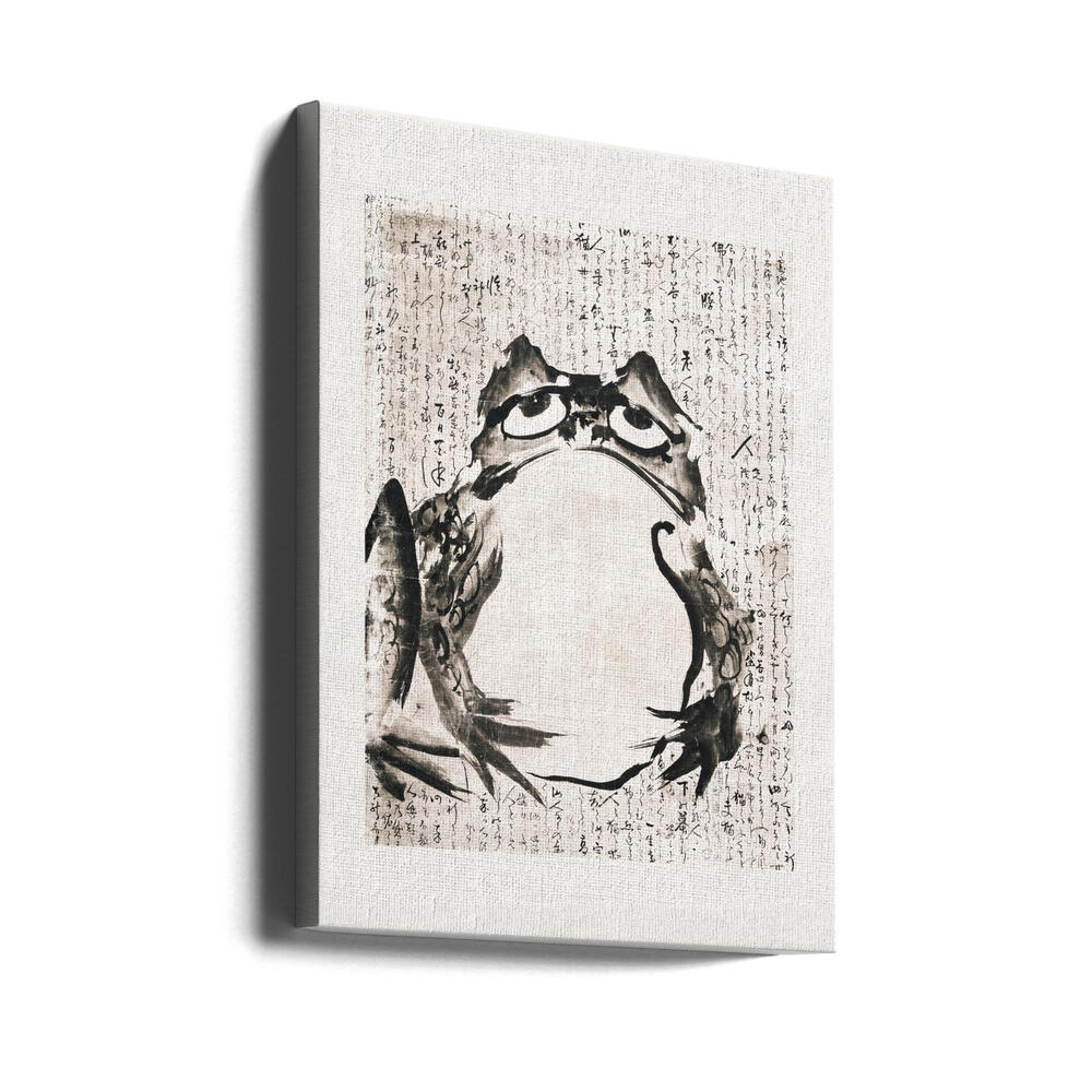 Japanese Frog (late 18th 19th Century) Poster och Canvastavla
