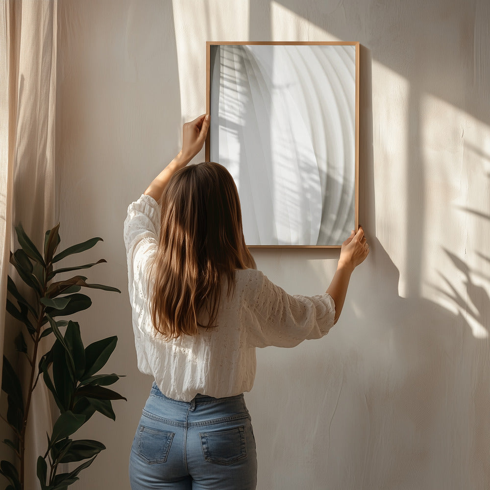 Soft Curves Poster och Canvastavla