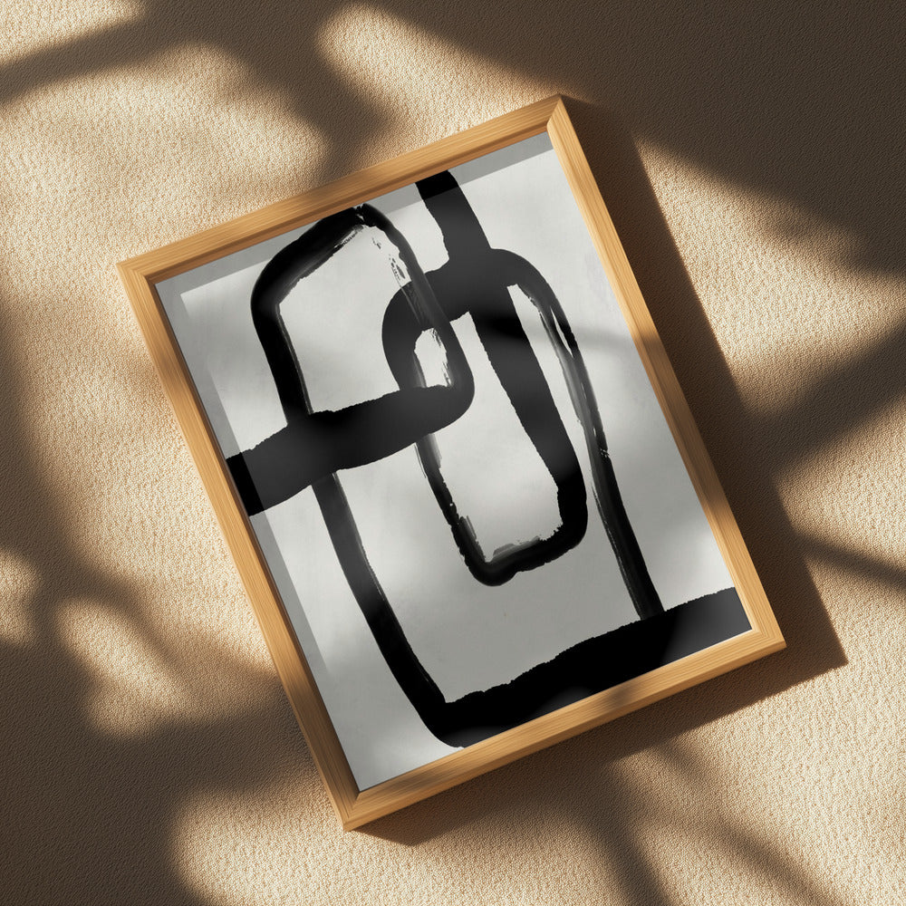 Blackstrokesno8 Poster och Canvastavla